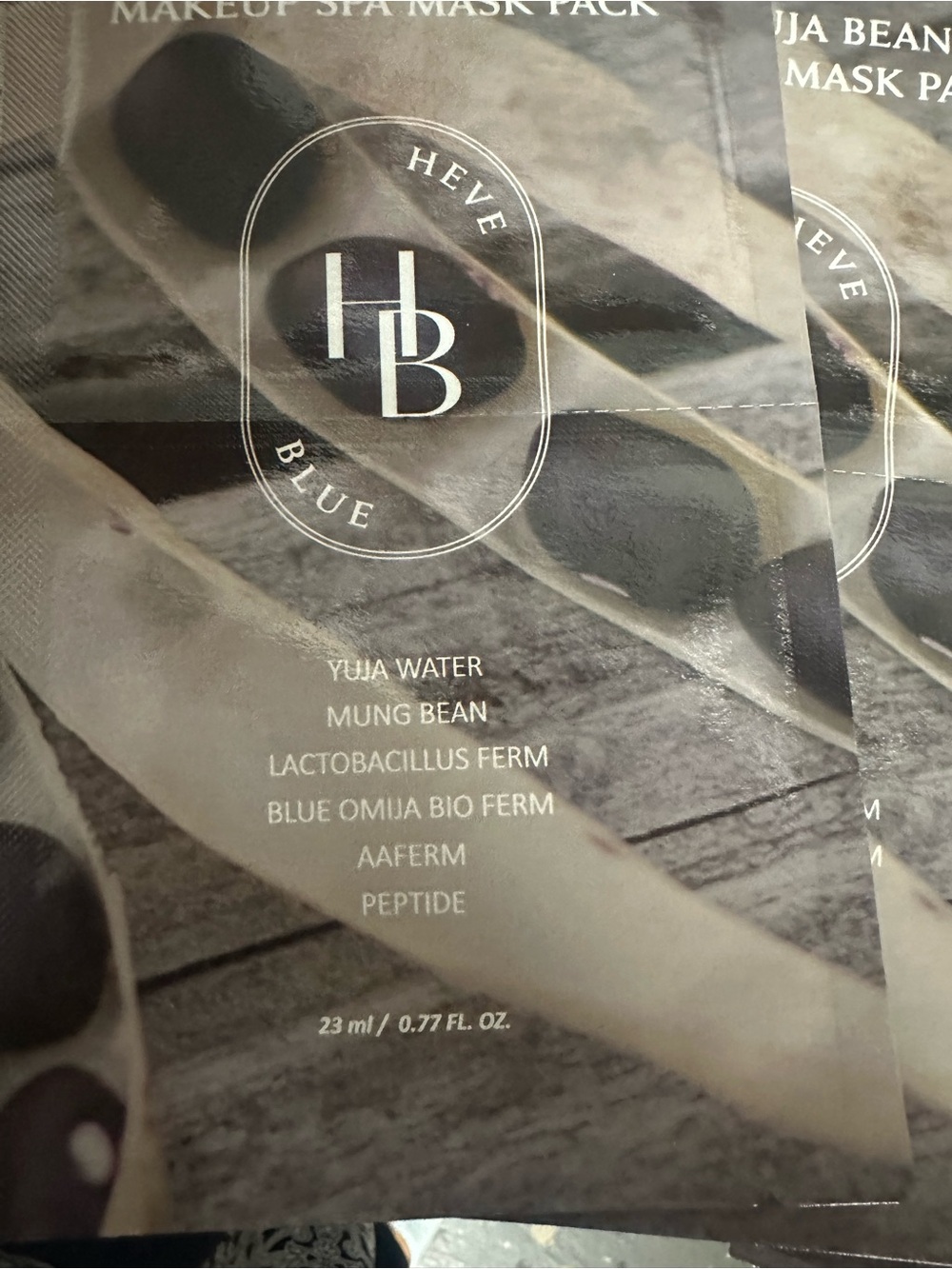 Yuja Water Face Mask Pack - Black & White